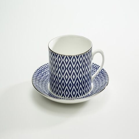 HRP - Aragon - Midnight Platinum - Tea Cup & Saucer