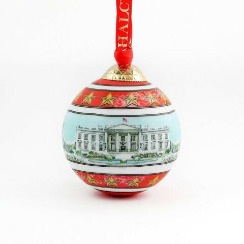 The White House in the Snow - Bauble