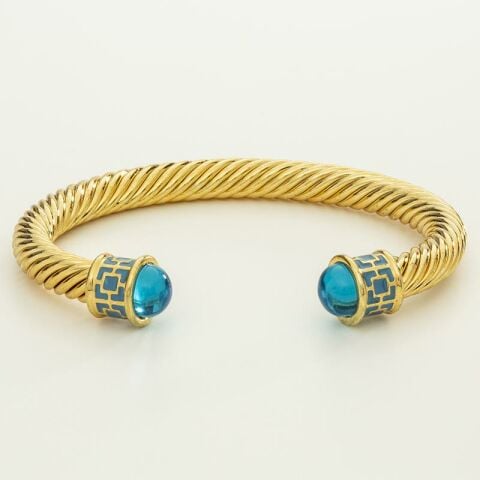 Maya Jewel - Sapphire - Gold - Torque - NEW
