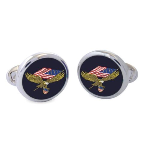 American Eagle Sterling Silver Cufflinks