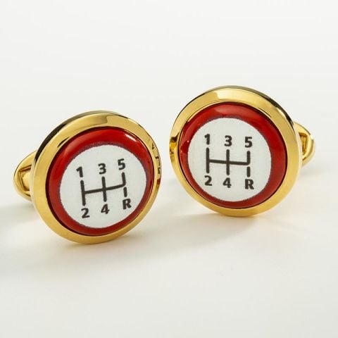 Golf Ball - Round - Palladium - Cufflinks