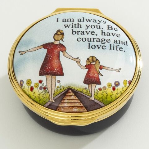 I am always with you - Enamel Box - NEW