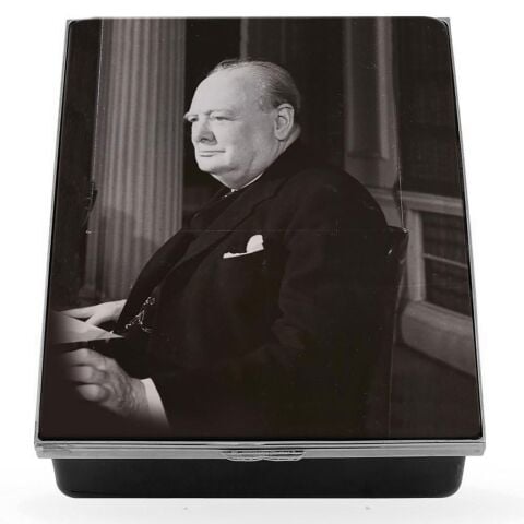 War Leader 1940 1945 Leather Lined Enamel Box Le75