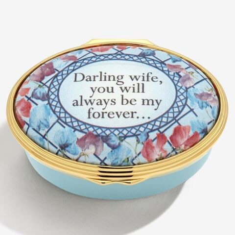 Darling Wife, you will always be my forever - Enamel Box