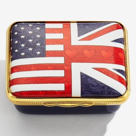 A Very Special Relationship Enamel Box