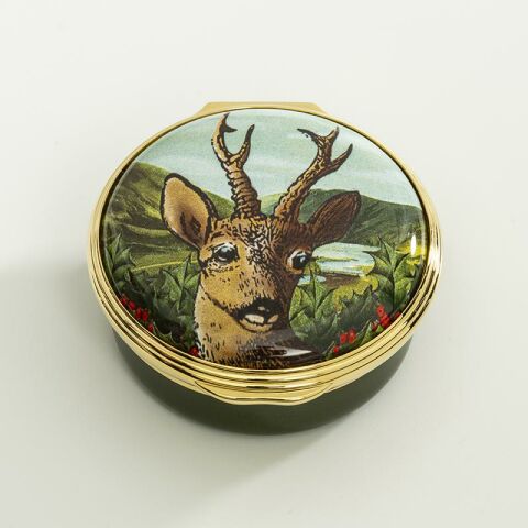 95Highland Stag - Enamel Box - NEW