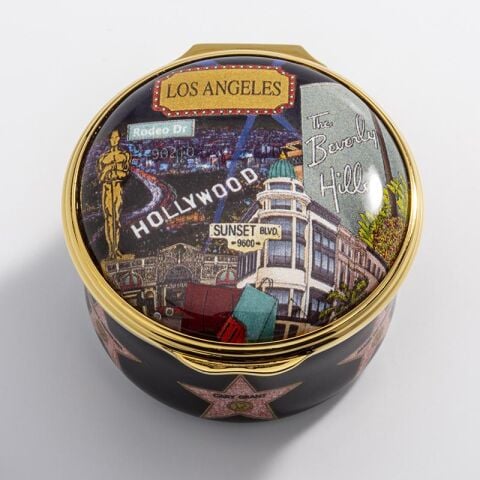 Los Angeles Enamel Box