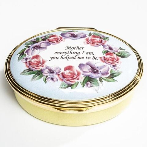 Mother Everything I Am Enamel Box