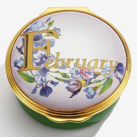 February - Memorable Milestones - Enamel Box