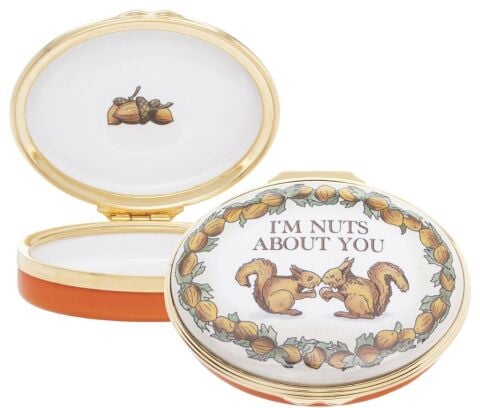 Halcyon Days IÕm Nuts About You Enamel