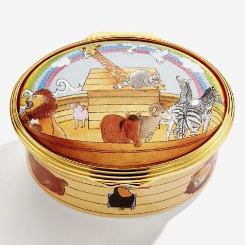 Noahs Ark All Aboard Enamel Box