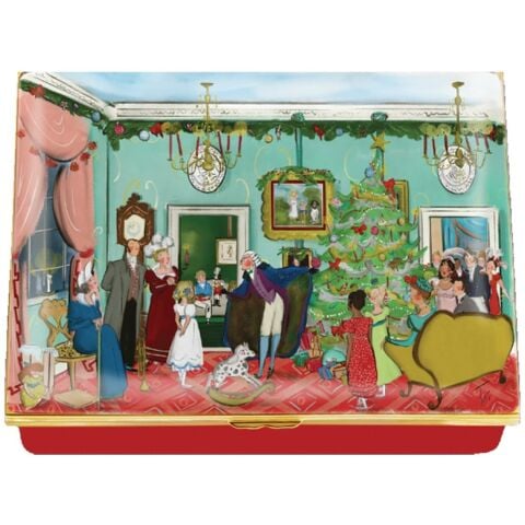 Nutcracker Party Scene Enamel Box