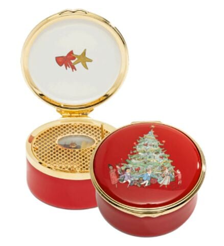 Nutcracker Party Scene - Tree -  Musical Enamel Box