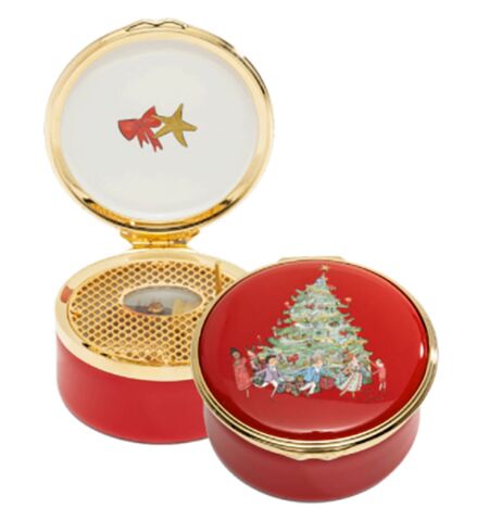 Nutcracker Party Scene - Tree -  Musical Enamel Box