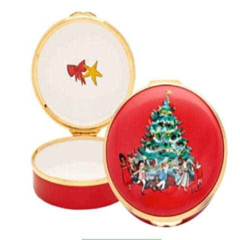 Nutcracker Party Scene Tree Enamel Box
