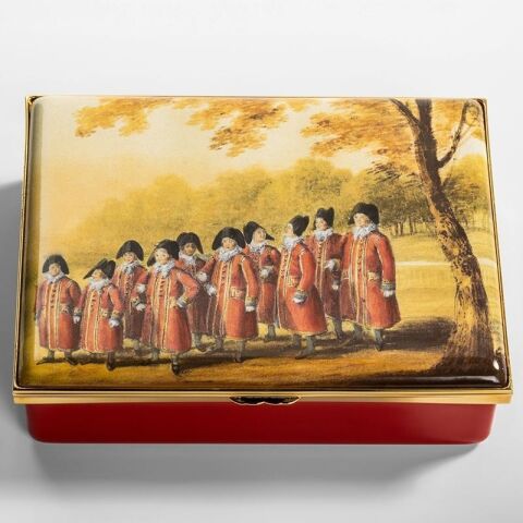 The Children of the Chapel Royal - Large Enamel box