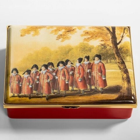 The Children Of The Chapel Royal Large Enamel Box