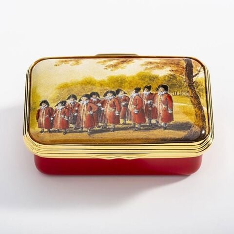 The Children Of The Chapel Royal Enamel Box