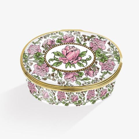 Happy Birthday Your Majesty The Queen Elizabeth Rose Enamel Box Le95