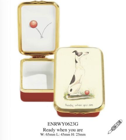 Ready When You Are Enamel Box