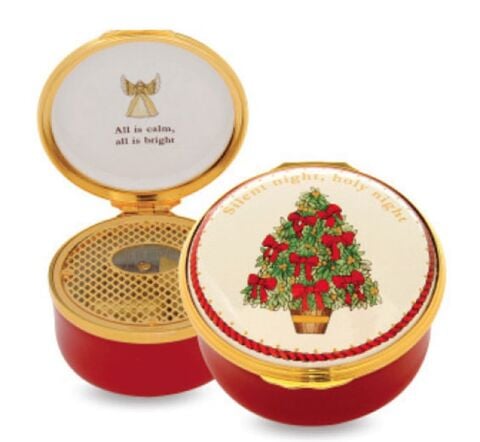 Silent Night Musical Enamel Box Silent Night