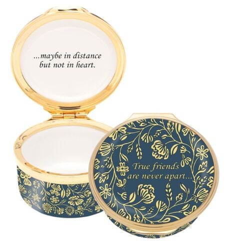 Halcyon Days True Friends Enamel Box