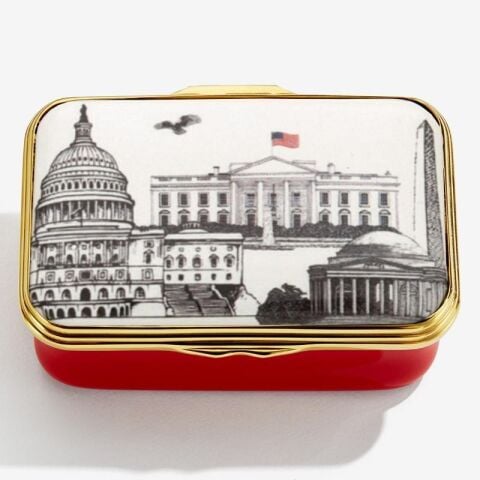 Washington Landmarks Enamel Box