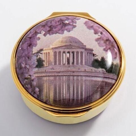 Washington D C In Spring Enamel Box