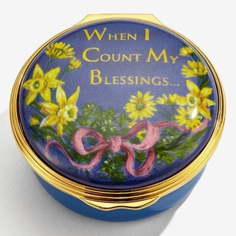When I Count My Blessings - Enamel Box