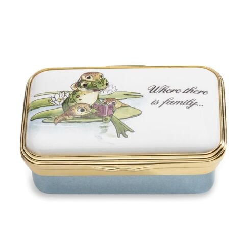 Where There İs Family Enamel Box