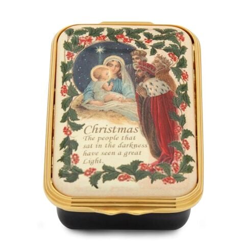 We Three Kings Enamel Box