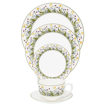 Highgrove Wildflower 5 Parça Yemek Takımı